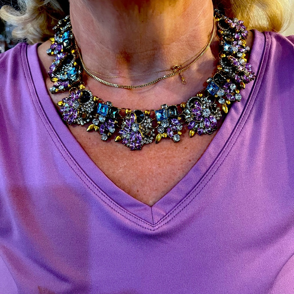 Oscar De La Renta matching necklace, bracelet and earrings